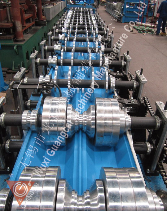 GWC75-380-760 Locked Roof Panel Roll Forming Machine